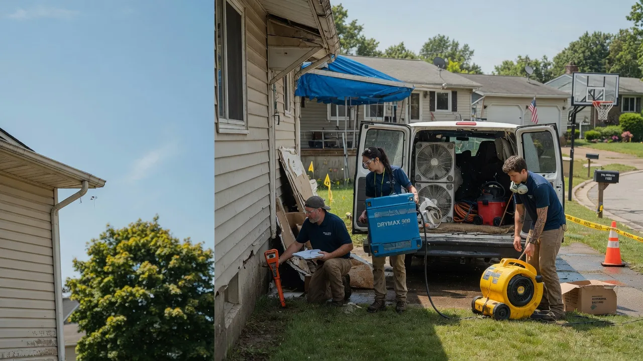 Ceiling Leak Cleanup in Macy, IN near me
